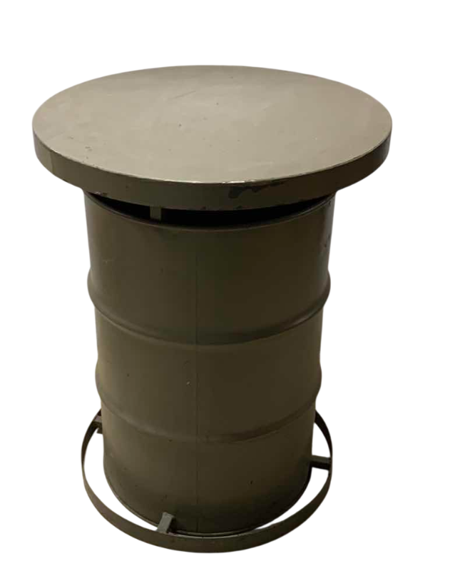 Photo 1 of METAL DRUM TABLE 30” X 39”