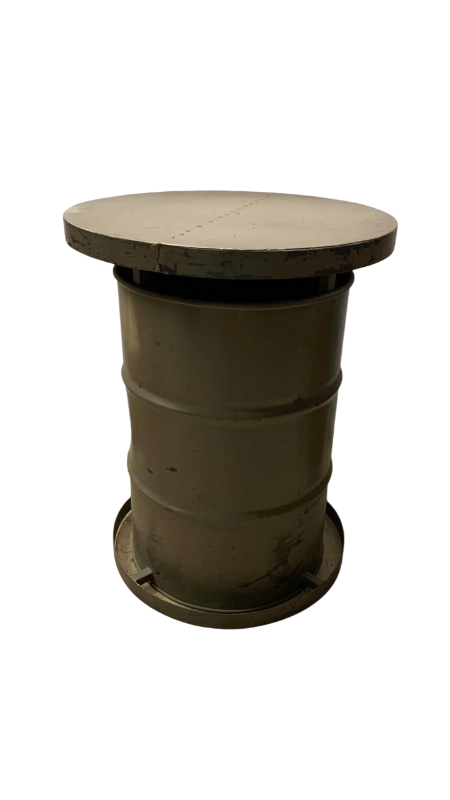 Photo 1 of METAL DRUM TABLE 30” X 39”