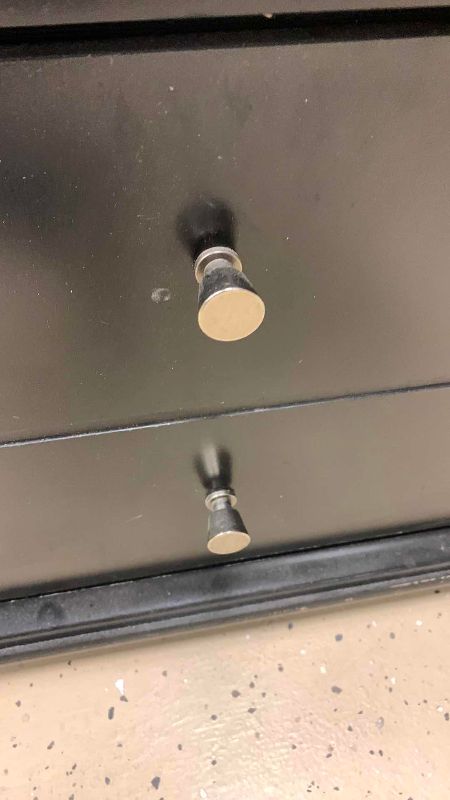 Photo 1 of 2 BLACK NIGHTSTANDS 23” X 14” H 25”