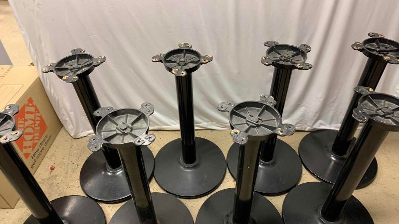 Photo 1 of 8 METAL TABLE STANDS