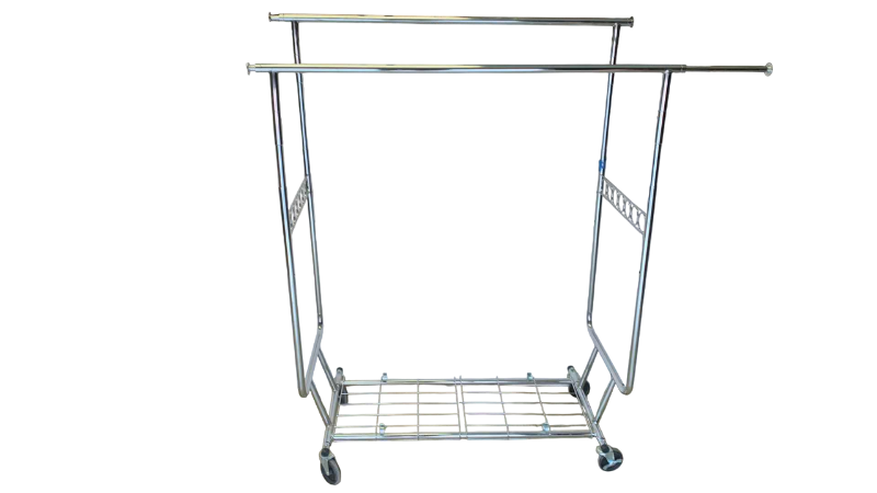 Photo 1 of CLOTHING RACK WITH WHEELS