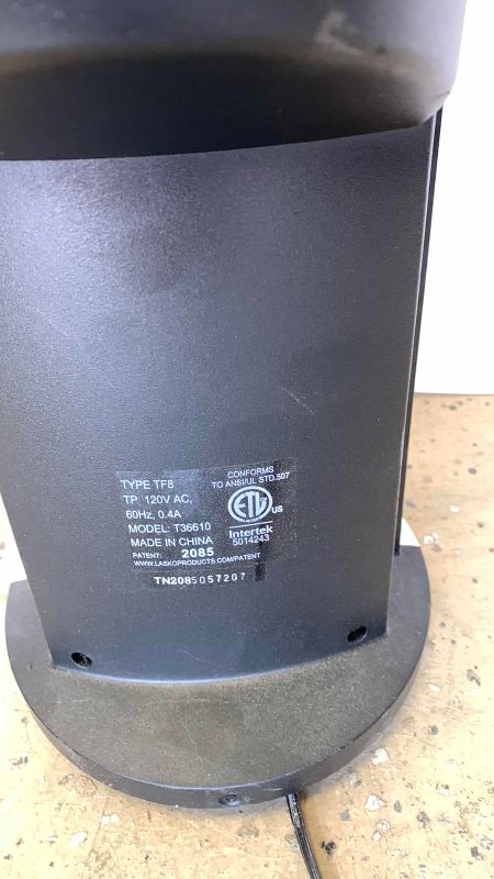 Photo 1 of LASKO FAN