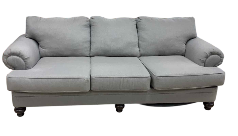 Photo 1 of GREY CLOTH SOFA 96” X 39” H 36”
