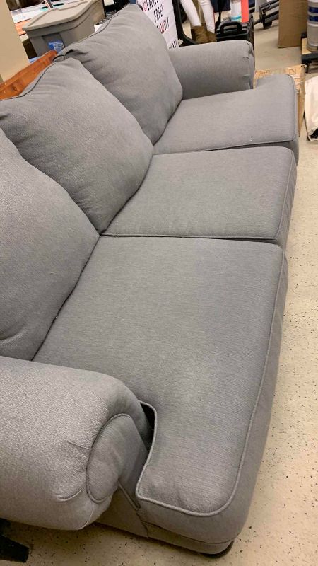 Photo 1 of GREY CLOTH SOFA 96” X 39” H 36”