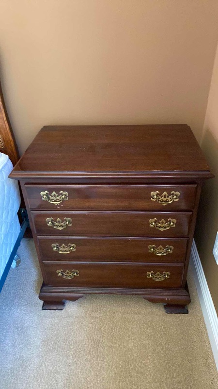 Photo 4 of ETHAN ALLEN CHERRY NIGHT STAND 26“ x 17“ H 28”