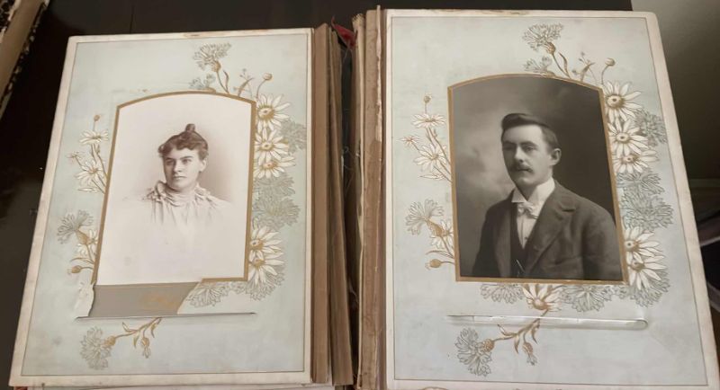 Photo 1 of ANTIQUE FAMILY PORTRAIT BOOK