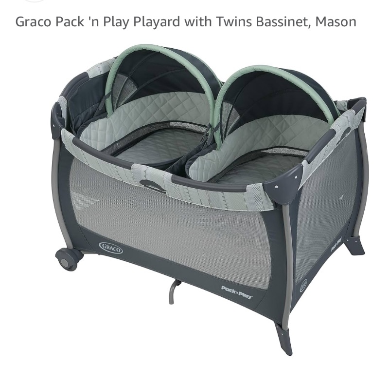 Photo 1 of GRACO PACK 'N PLAY PLAYARD WITH TWINS BASSINET