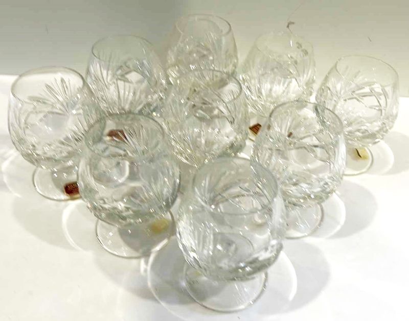 Photo 1 of 9 GORHAM CUT CRYSTAL STEMWARE