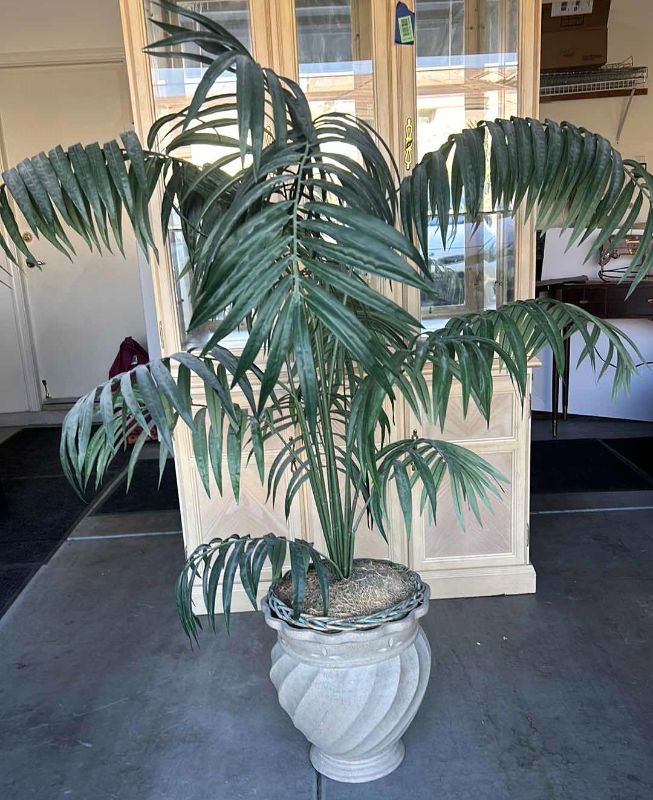 Photo 1 of HOME DECOR - FOUR-FOOT, FAUX, INDOOR, PALM TREE.