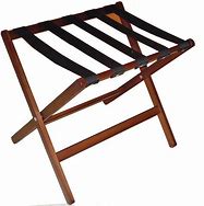 Photo 1 of WOOD FOLDABLE LUGGAGE TABLE/RACK.