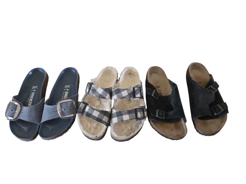 Photo 1 of 3 PAIRS- WOMEN'S BIRKENSTOCK SANDAL SHOES- SIZE 10 (41 EURO)