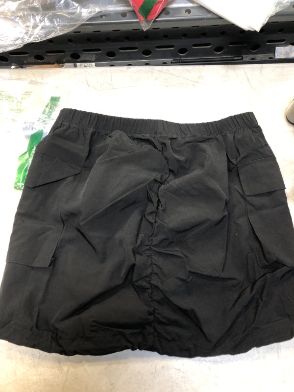 Photo 1 of Large Black Cargo Skirt Size L