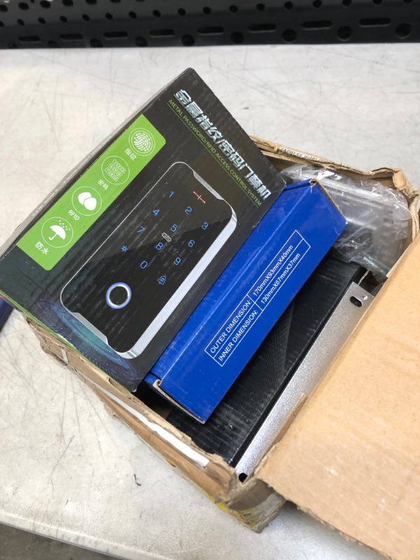 Photo 1 of JASAG Fully Waterproof Fingerprints Access Control System Kit, Metal Shell RFID Keypad NFC Unlocking, with Upgraded 180KG (380lbs) Magnetic Lock and Professional Power Supply, for Door Lock Security