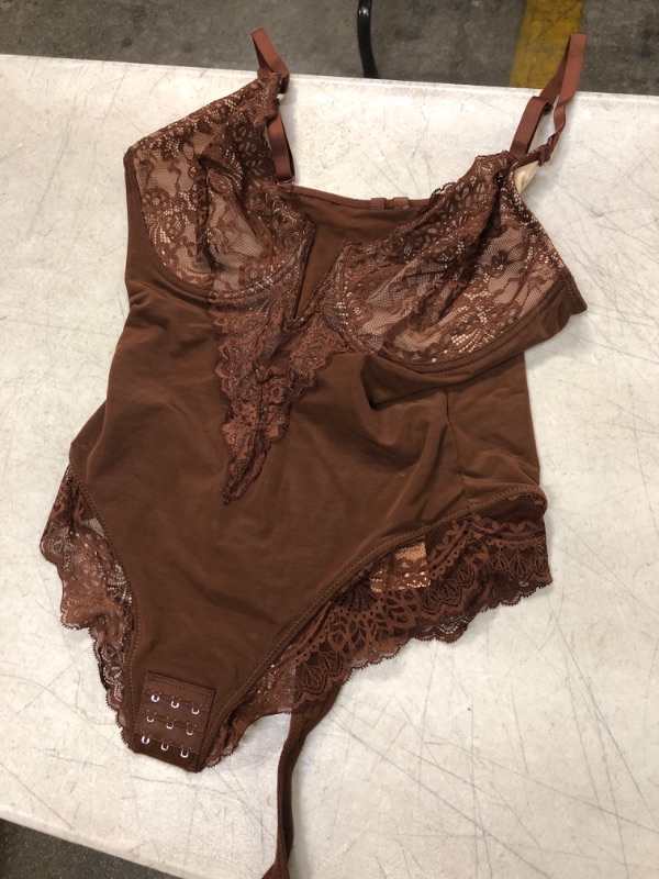 Photo 1 of Brown Lace Shape Wear Size L