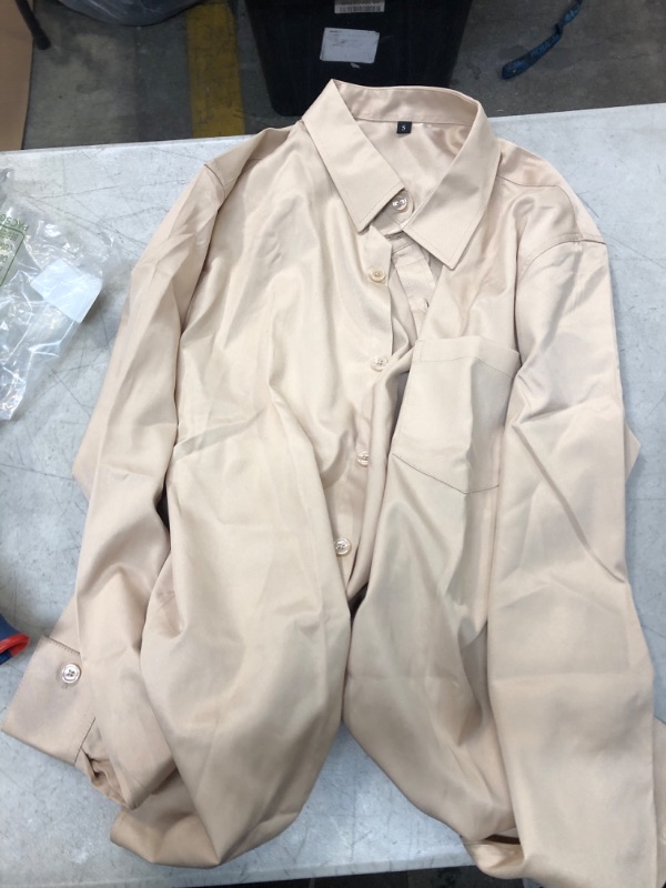 Photo 1 of Beige Collared Shirt Size S