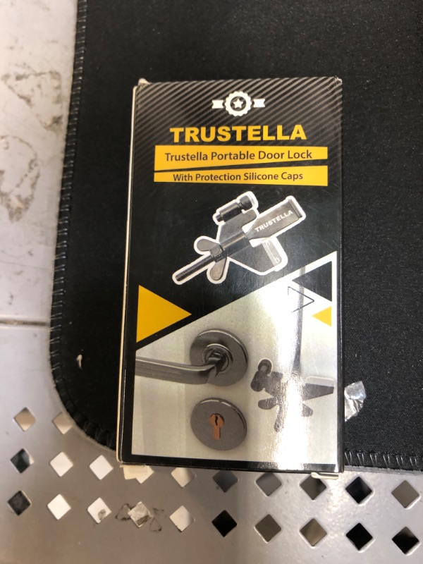 Photo 2 of Trustella Upgraded Adjustable Portable Door Lock - Heavy Duty Security for Home, Hotel, Apartment, College Dorm & Travel - Enhanced Safety & Privacy Protection