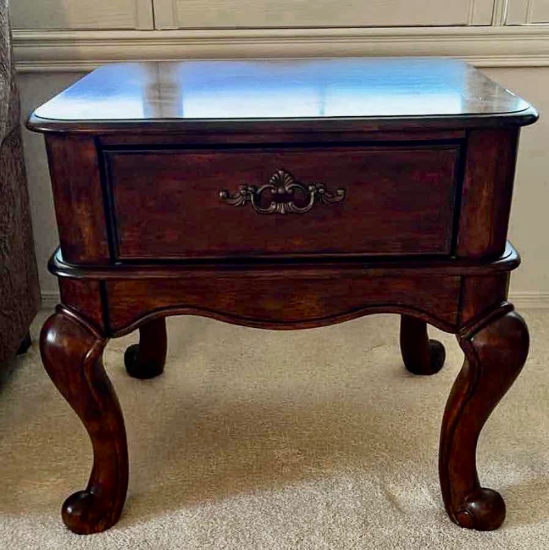 Photo 1 of ASHLEY FURNITURE VICTORIAN STYLE END TABLE 25” x 27” H25”