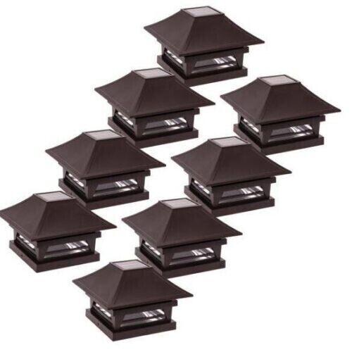 Photo 1 of GREEN LIGHTING MODERN MINKA POST CAP SET OF 8 BLACK SKU TN-1222302