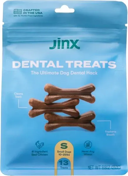 Photo 1 of  Jinx Chicken Flavored Small Dental Dog Treat Chew, 8.8 oz.