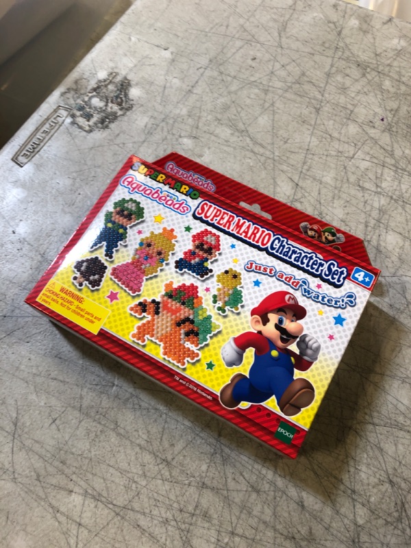 Photo 1 of Aquabeads Super Mario Character Set, Complete Arts & Crafts Kit for Children, Multicolor
