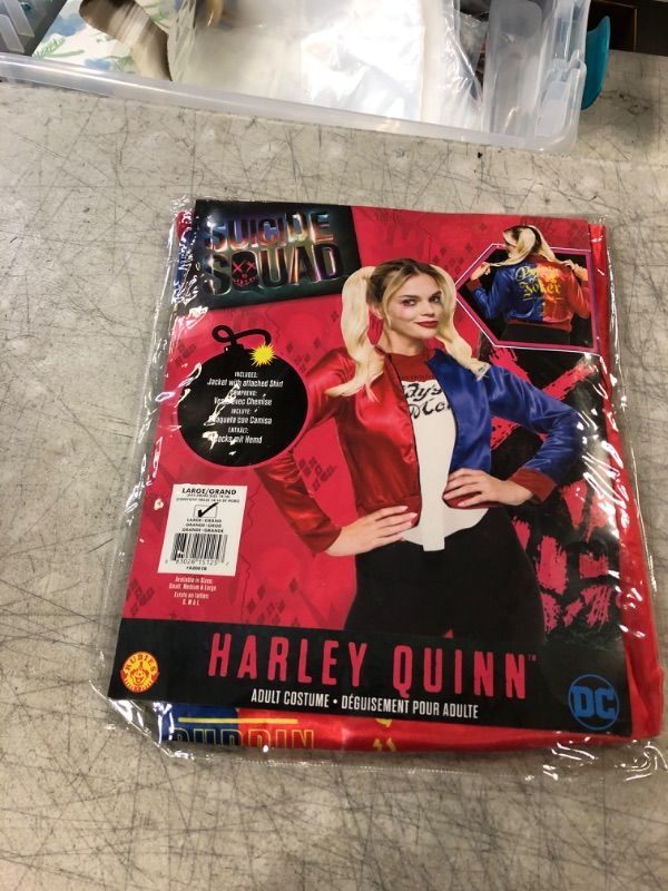 Photo 2 of Rubie's Harley Quinn Costume Kit - Suicide Squad
SIZE LARGE