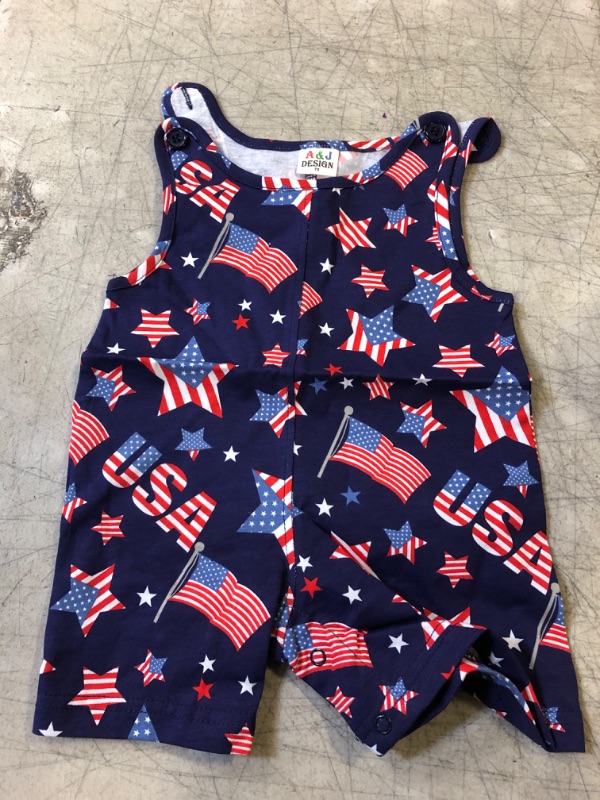 Photo 1 of 4TH OF JULY TODDLER BOY ONE PIECE SET
SIZE 3-6 M 