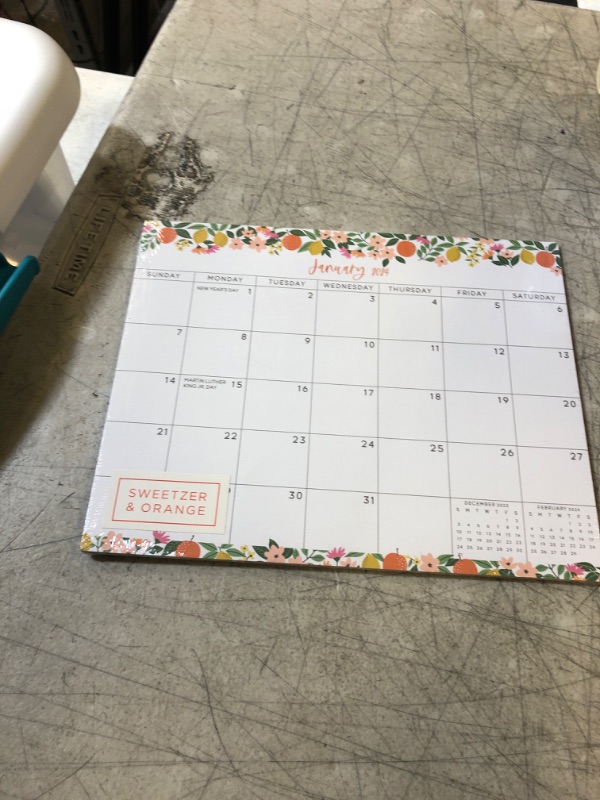 Photo 2 of S&O Fruity Magnetic Fridge Calendar from January 2024-June 2025 - Tear-Off Refrigerator Calendar to Track Events & Appointments - 18 Month Magnetic Calendar for Fridge for Easy Planning - 8"x10" in.
