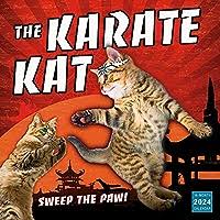 Photo 1 of The Karate Kat 2024 Wall Calendar, 16-Month Humor & Comic Calendar, 12" x 12"
