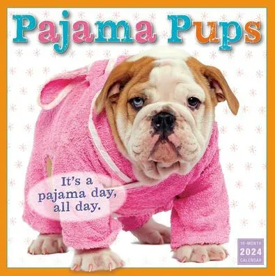 Photo 1 of 2024 Pajama Pups 16 months wall calendar 
