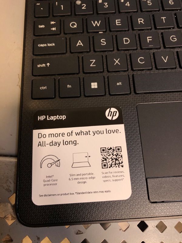 Photo 10 of HP 15.6" Laptop, Intel Pentium Silver N5030, 4GB RAM, 128GB SSD, Jet Black, Windows 11 Home in S Mode, 15-dw1783wm
(NEW , NEEDS TO BE SET UP)