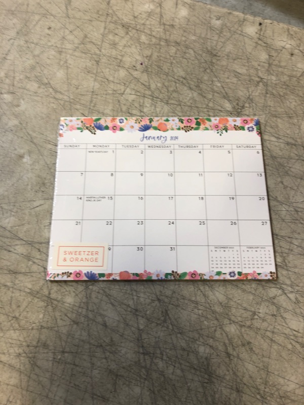 Photo 2 of S&O Floral Magnetic Fridge Calendar from January 2024-June 2025 - Tear-Off Refrigerator Calendar to Track Events & Appointments - 18 Month Magnetic Calendar for Fridge for Easy Planning - 8"x10" in.
