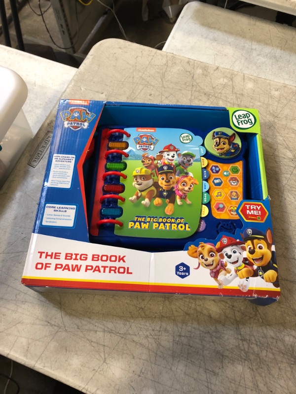 Photo 1 of LeapFrog PAW Patrol The Big Book of PAW Patrol