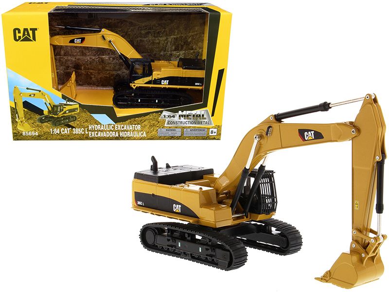 Photo 1 of 85694 CAT Caterpillar 385C L Hydraulic Tracked Play & Collect 1 by 64 Scale Diecast Model Excavator
