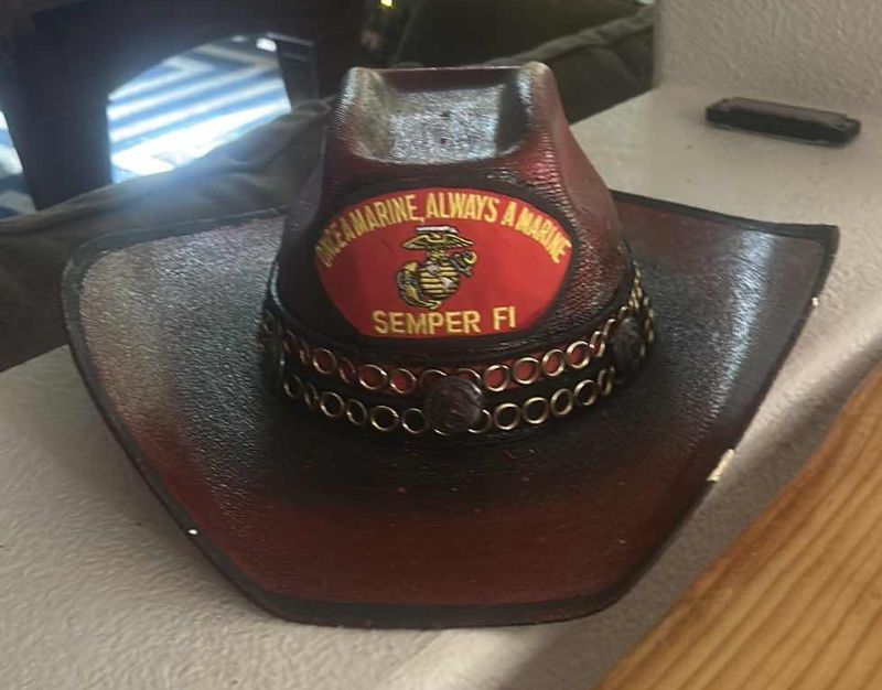 Photo 1 of CUSTOM HAND PAINTED STETSON 7 3/8”
