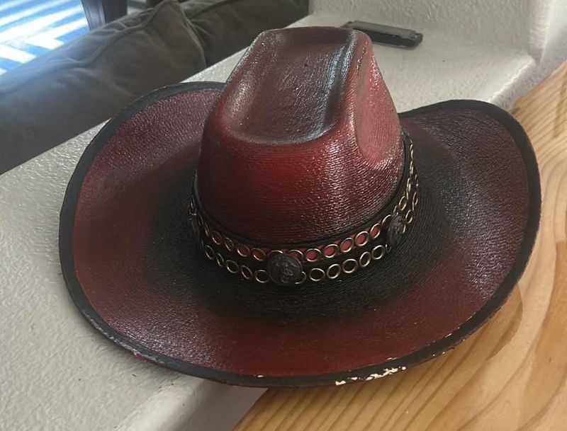 Photo 1 of CUSTOM HAND PAINTED STETSON 7 3/8”