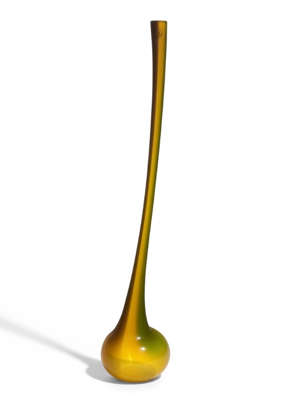 Photo 1 of TALL GENUINE HAND BLOWN ART GLASS H42”