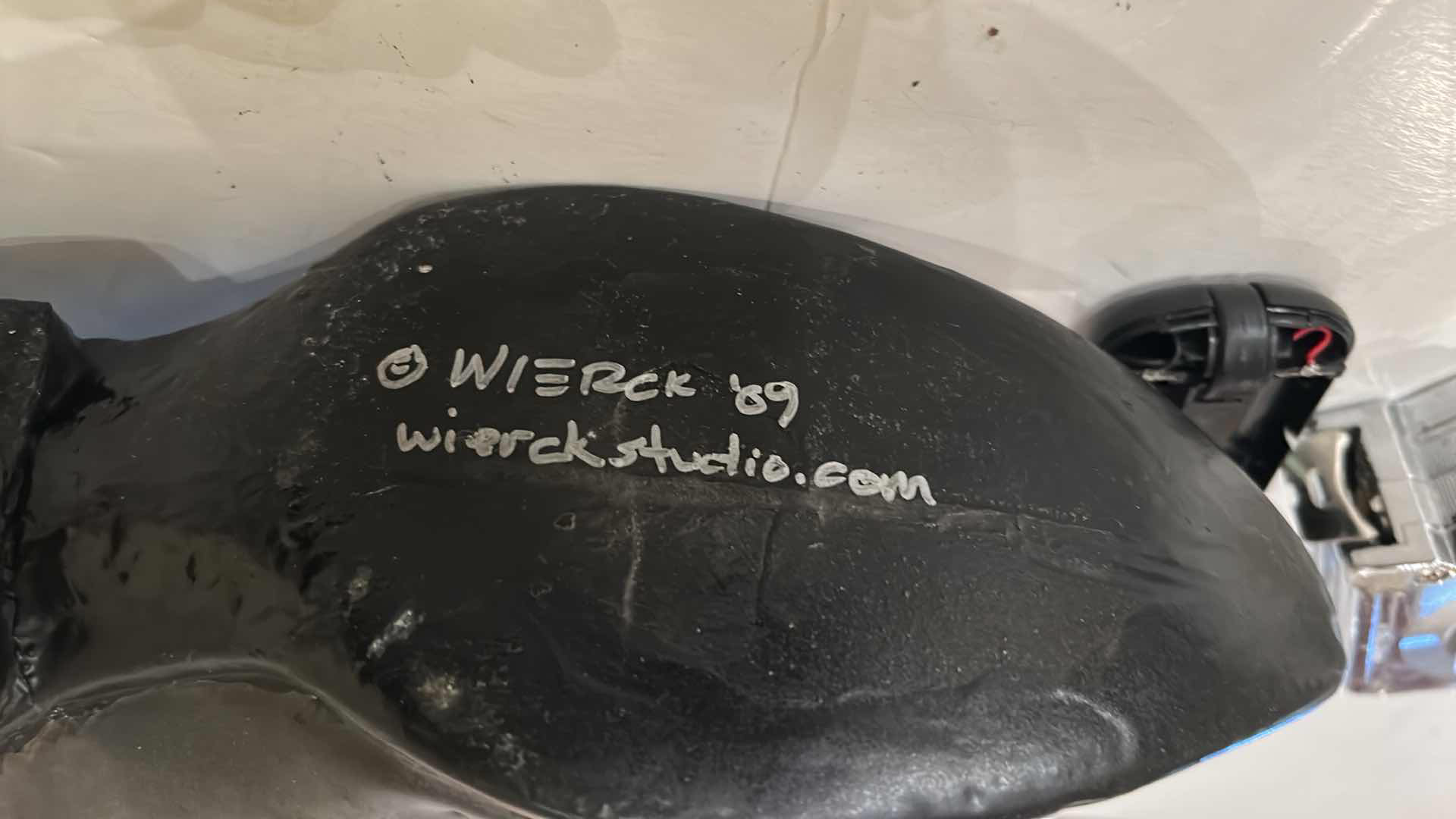 Photo 1 of 1989 HANDCRAFTED CERAMIC COWBOY BOOT FROM WIERCK STUDIO IN SCOTTSDALE ARIZONA H12”