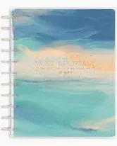 Photo 1 of Happy Planner 2024 Daily Planner, Disc-Bound 12-Month Daily, Weekly, and Monthly Planner, January–December 2024, Big Planner, Stress Management Layout, Calm Life Theme, 8 1/2 Inches by 11 Inches