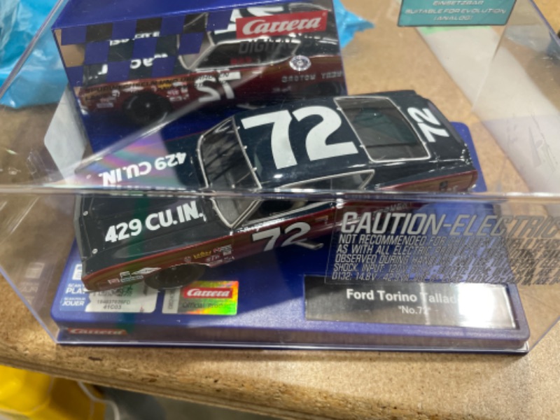 Photo 2 of Carrera 31058 Ford Torino Talladega No.72 1:32 Scale Digital Slot Car Racing Vehicle Digital Slot Car Race Tracks