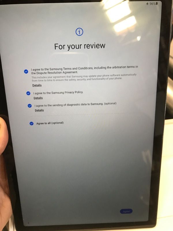 Photo 2 of [ITEM IS LOCKED TO PREVIOUS USER, NEEDS TO BE TAKEN TO SAMSUNG STORE]
SAMSUNG Galaxy Tab A8 10.5” 128GB Android Tablet, LCD Screen, 2022, Silver, Amazon Exclusive Silver 128GB