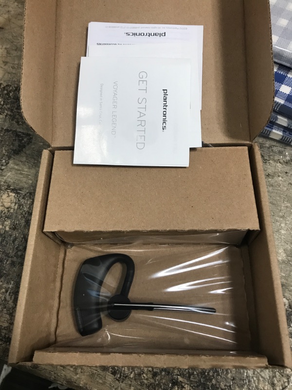 Photo 1 of Poly Voyager Legend Wireless Headset (Plantronics) - Single-Ear Bluetooth w/Noise-Canceling Mic - Voice Controls - Mute & Volume Buttons - Ergonomic Design -Connect to Mobile/Tablet via Bluetooth -FFP