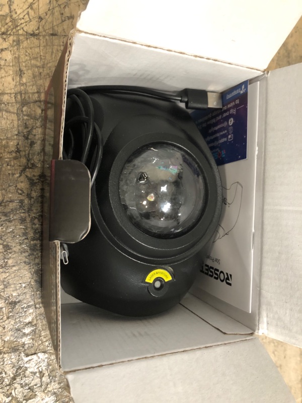 Photo 1 of Rossetta Star Projector, Galaxy Projector for Bedroom, Galaxy Light Projector Bluetooth Speaker and 8 White Noise, Night Light Projector for Kids Adults Game Room, Home Theater, Ceiling, Room Decor Black Pro