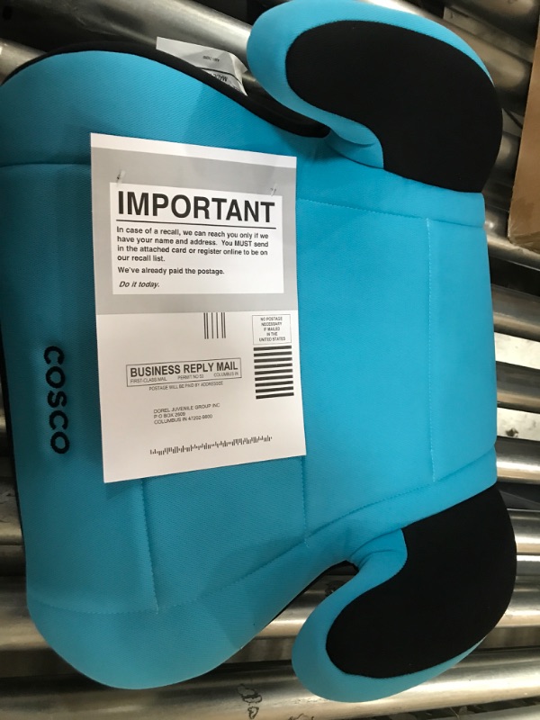 Photo 2 of Cosco Topside Backless Booster Car Seat, Turquoise