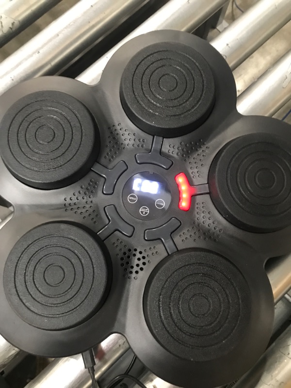 Photo 1 of Music Boxing Machine with Boxing Gloves, Wall Mounted Smart Bluetooth Music Boxing Trainer, Boxing Training Boxing Equipment, Home Workout Boxing Target Machine BLACK