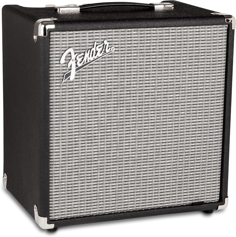 Photo 1 of Fender Rumble 25 V3 Bass Amp for Bass Guitar, Bass Combo, 25 Watts, with 2-Year Warranty 8 Inch Speaker, with Overdrive Circuit and Mid-Scoop Contour Switch
