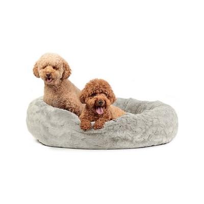 Photo 1 of Best Friends by Sheri the Original Calming Donut Dog Bed, Gray, Large
