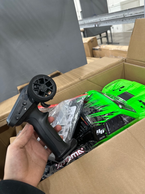 Photo 4 of ARRMA RC Truck 1/10 SENTON 4X2 Boost MEGA 550 Brushed Short Course Truck RTR (Batteries and Charger Not Included), Green, ARA4103V4T1