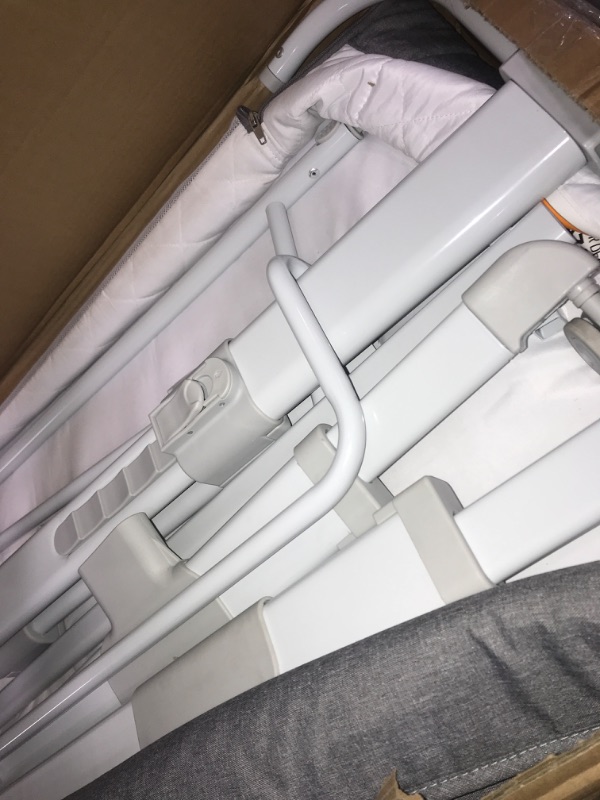 Photo 1 of 3 in 1 Baby Bassinet, Bedside Sleeper, & Playpen, Easy Folding Portable Crib (Grey)- KoolaBaby