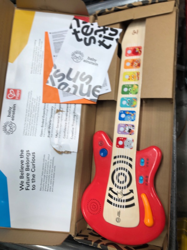 Photo 2 of Baby Einstein Together in Tune Guitar? Safe Wireless Wooden Musical Toddler Toy, Magic Touch Collection, Age 6 Months+ Connected Guitar