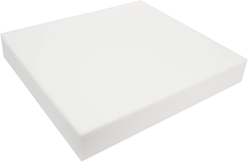 Photo 1 of 24x24x2" Foam Pad AK TRADING CO. AK TRADING CO. 24" W x 24" L Upholstery Foam Cushion High Density (Chair Cushion Square Foam for Dinning Chairs, Wheelchair Seat Cushion Replacement) - Made in USA (2x24x24),White
